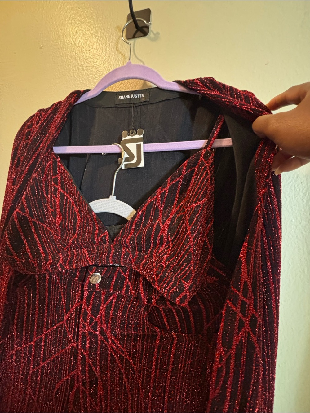 NWT SHANE JUSTIN Three-Piece Shimmer Set - Picture 11 of 15
